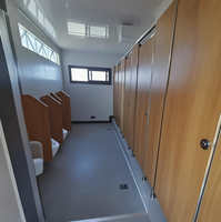 Nouvelle Toilette Modulaire Préfabriquée Portable de 40 pieds 2025 – Conteneur Maritime Durable en Panneaux Sandwich d'Acier pour Villa, Parc, Bureau Public