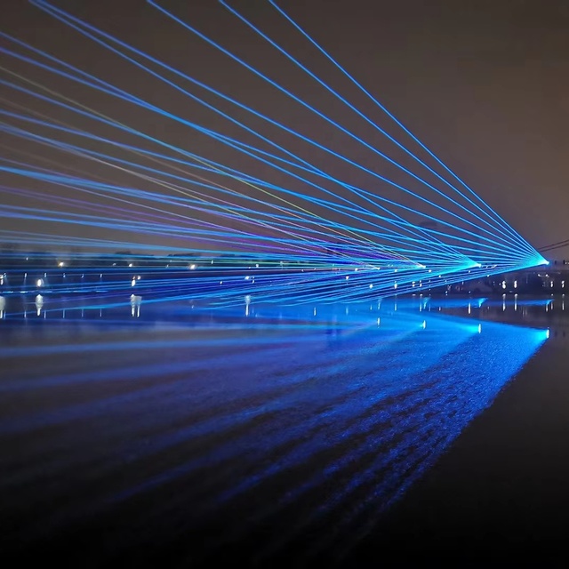 Powerful 10W LED Animation Laser Projector Intricate Designs and Patterns with DMX512 Control Mode That Captivates Audiences