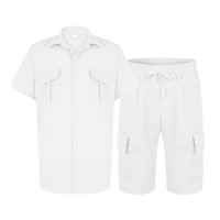 Vente en gros Vêtements de marque pour hommes Nouveaux shorts d'été décontractés Ensembles de t-shirts à manches courtes Survêtement solide Respirant