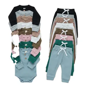 Tute personalizzate autunnali Boutique felpe con cappuccio in due pezzi tute per neonati set di abbigliamento per neonati