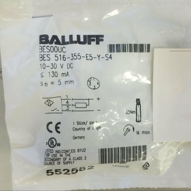 New and Original BES 516-355-E5-Y-S4 Stock in Warehouse