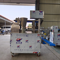 Machine à fabriquer des petits pains vapeur à haute productivité avec fonction de pressage, possibilité d'ajouter des accessoires de presse à gâteau et de couteau de découpe