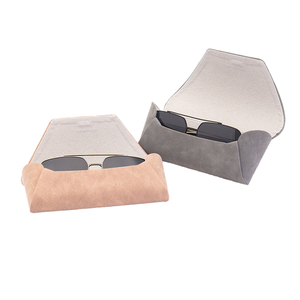 Kasa luxe rouge loup lunettes tissu tournevis accessoires ensemble élégant PU fermeture éclair à la mode Patjas lunettes étuis sacs - Product Image 1