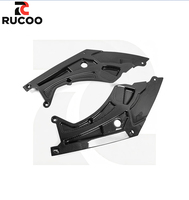 Kit de garnitures en fibre de carbone sèche pour couvercle de phare et panneau de capot moteur pour BMW G80 G81 M3 G82 G83 M4 G87 M2 S58 Finition brillante/mate