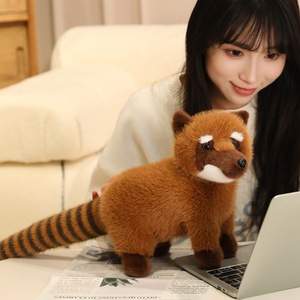 Muñeco de peluche de <span class=keywords><strong>mapache</strong></span> realista Popular, muñeca sudamericana, zoológico, juguete de regalo para niños - Product Image 5