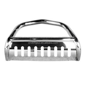 OEM pickup truck paraurti anteriore bull bar in acciaio inox nero lucido NUDGE BAR con piastra Bash per MAZDA BT50 2020 alla corrente - Product Image 3