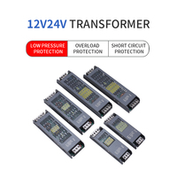 Ventes directes d'usine 2023, alimentation LED ultra-mince, DC 12V 24V 60W 100W 150W200W 300W 400W, transformateurs d'éclairage pour bande LED