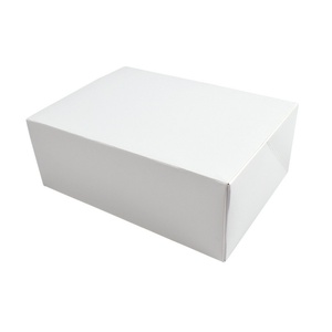 White Foldable Cake Box Custom Cake <b>Dessert</b> Paper <b>Boxes</b> White Cardboard Bakery Packaging Bulk Order Universal Paper Containers - Product Image 3