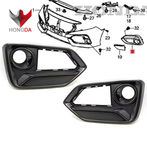Couvercle de phare antibrouillard avant <span class=keywords><strong>automobile</strong></span> 71118-TGG-A50 couvercle de phare antibrouillard arrière 71513-TGG-A50 pour Honda Civic 2016 - Product Image 4