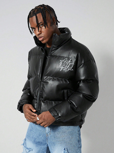 Piumino con scritta grafica da <span class=keywords><strong>uomo</strong></span> Street Life - Product Image 5