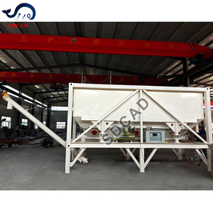 Silo à ciment horizontal portable avec unité de vidage de sacs jumbo et système d'alimentation automatique pour centrale à béton - Product Image 5