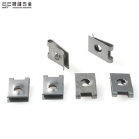 Écrou à ressort U-Nut en acier à ressort 65Mn, gris, revêtement Dacromet 1000H, résistant à la corrosion par pulvérisation de sel, fixation pour panneaux de carrosserie automobile, OEM