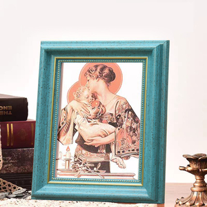 <span class=keywords><strong>Cadre</strong></span> <span class=keywords><strong>photo</strong></span> de style européen antique en bois de couleur naturelle, texture bois, 4x6, 5x7, 6x8 pouces, A4 - Product Image 5
