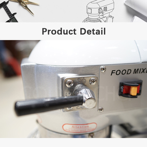 Máquina de amasar eléctrica de alta calidad, mezclador de alimentos planetario, mezclador de pasteles, máquina para hacer masa de pan, mezclador de <span class=keywords><strong>Pizza</strong></span> - Product Image 4