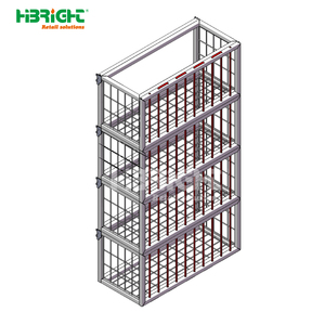 Sport <b>Show</b> Room Supermarket Metal Wall Mounted Sports Ball Display <b>Rack</b> - Product Image 2