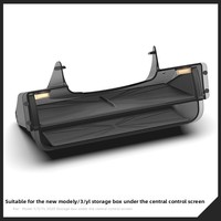 Hesheng Tesla Huans Model3 Y YL Darkness Kotak Penyimpanan Konsol Sandaran Tangan Mobil Bahan ABS Buatan China Suku Cadang Mobil