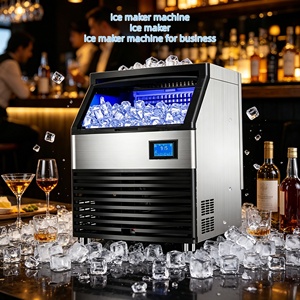 Máquina de Hielo Comercial con Compresor de Enfriamiento Rápido y Bajo Consumo de Energía - Product Image 1