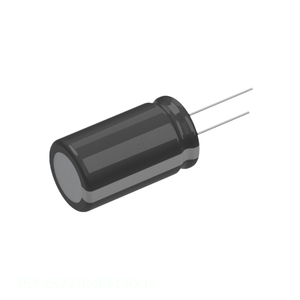 Condensador Original CAP ALUM 220UF 20% 35V RADIAL TH de Montaje a Través de Orificio 220 uF 35YXS220MEFC8X16 - Product Image 1