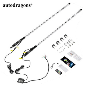 AUTODRAGONS RGB Music Chasing COB Whip Light pour Side by Side avec application et télécommande pour UTV ATV RZR Polaris SXS Can-Am - Product Image 2