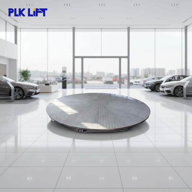 Electric 360-degree Rotating Car Turntable Parking Machine, Customizable for Car Showrooms