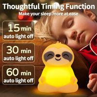 Veilleuse pour bébé, rechargeable par USB, en silicone, veilleuse pour enfants, lampe de bureau pour décoration intérieure