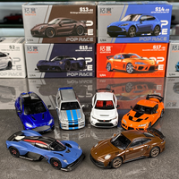 XCARTOYS POPRACE 1/64 RWB 997 Voiture en Alliage Jouets Véhicule Moteur Moulé Sous Pression Modèle en Métal Voitures Supra A90 911 Jouets Moulés Sous Pression