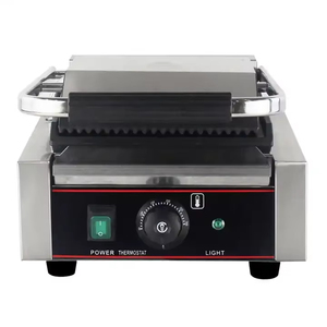 Giá rẻ một nửa rãnh nửa phẳng thương mại chuyên nghiệp <span class=keywords><strong>mini</strong></span> điện liên hệ với nướng - Product Image 4