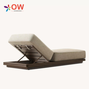Modern <strong>Outdoor</strong> Sun Loungers <strong>Sunbed</strong> Beach Chair Hotel Pool Lounger <strong>Outdoor</strong> Daybed Resort Poolside Lounge Chair - Product Image 3