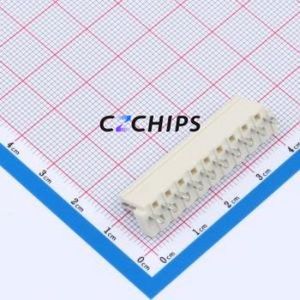 BX-VH3.96-10PZZ-GW Wire-to-Board Pin Header Through hole Component (THT),P=3.96mm Connector 1x10P 3.96mm Through Hole VH - Product Image 2