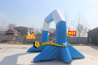 Arc de football gonflable Oxford en PVC personnalisé pour événements en plein air Souffleur d'air d'arche gonflable publicitaire d'impression numérique