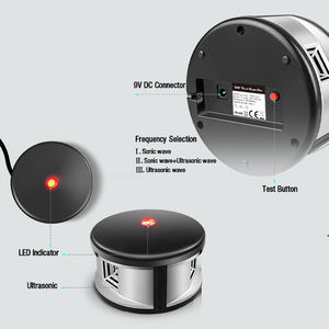 Répulsif Électronique <span class=keywords><strong>Anti</strong></span>-Nuisibles d'Intérieur à Trois Haut-Parleurs, Puissant et Efficace contre les Rats, Souris et Moustiques – Prix Usine - Product Image 4