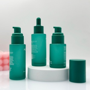 Luxury Glass Lotion <b>Bottle</b> Set 50ml Skin Care Serum Glass <b>Bottle</b> Pump 100/120ml Toner <b>Bottle</b> of Glass With Jar Set for Cosmetic - Product Image 1