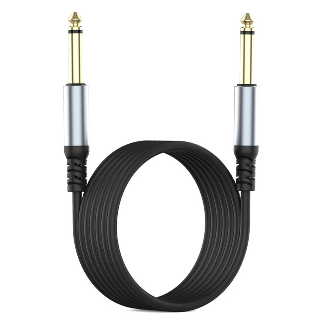 Hot Sale Monophonic Wireless TS6.35 6.35mm to 6.35mm Adapter Jack Audio Cable for Mixer Amplifier Guitar