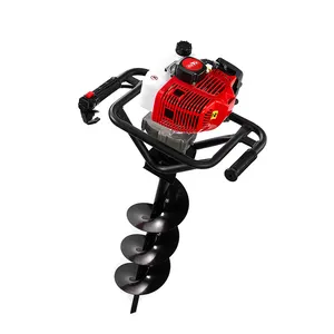 Korting 3Meter Diepe Boor <span class=keywords><strong>Auger</strong></span> 2 Takt <span class=keywords><strong>1e48f</strong></span> Motor Type Benzine Vermogen 63cc 62cc Power <span class=keywords><strong>Earth</strong></span> <span class=keywords><strong>Auger</strong></span> Machine - Product Image 1