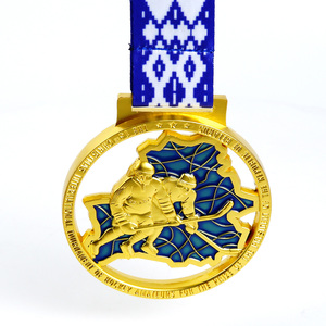 Medalla Deportiva <span class=keywords><strong>Talon</strong></span> Sport Key, Personalizada con Grabado Láser, para Maratón, Campeonato, Lucha Libre, Baloncesto, con Logotipo y Forma Personalizados - Product Image 2