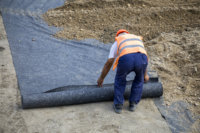 Géotextile non tissé haute résistance pour l'isolation et le renforcement routiers