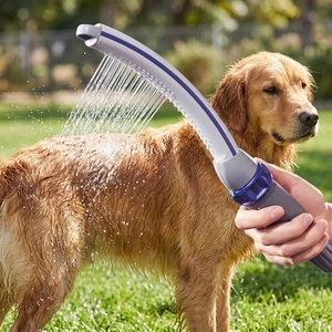 Pulvérisateur de Douche Multifonctionnel pour Animaux avec Tuyau de 2,5 m, Débit d'Eau Réglable, Accessoire de Toilettage pour Chien et <span class=keywords><strong>Chat</strong></span>, Utilisation Intérieure et Extérieure - Product Image 5