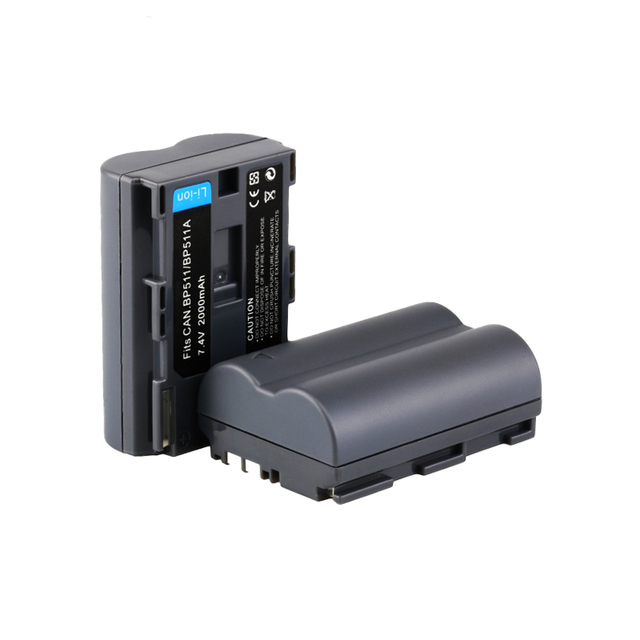 YEAH BP 511 511A BP-511 BP-511A Battery Pack for Canon EOS 5D 10D 20D 30D 40D 50D 300D PowerShot G1 G2 G3 G5 MV700i MVS ZR20
