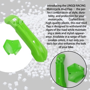 Protecteur <span class=keywords><strong>d</strong></span>'aile de roue avant en plastique durable et stable et <span class=keywords><strong>plaque</strong></span> <span class=keywords><strong>d</strong></span>'<span class=keywords><strong>immatriculation</strong></span> pour 47cc 49cc Apollo <span class=keywords><strong>2</strong></span> Stroke Pit Bike - Product Image 5