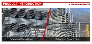 Nanxiang thép mạ kẽm ống tròn nhúng nóng gi ống thép carbon ống thép mạ kẽm giá - Product Image 2