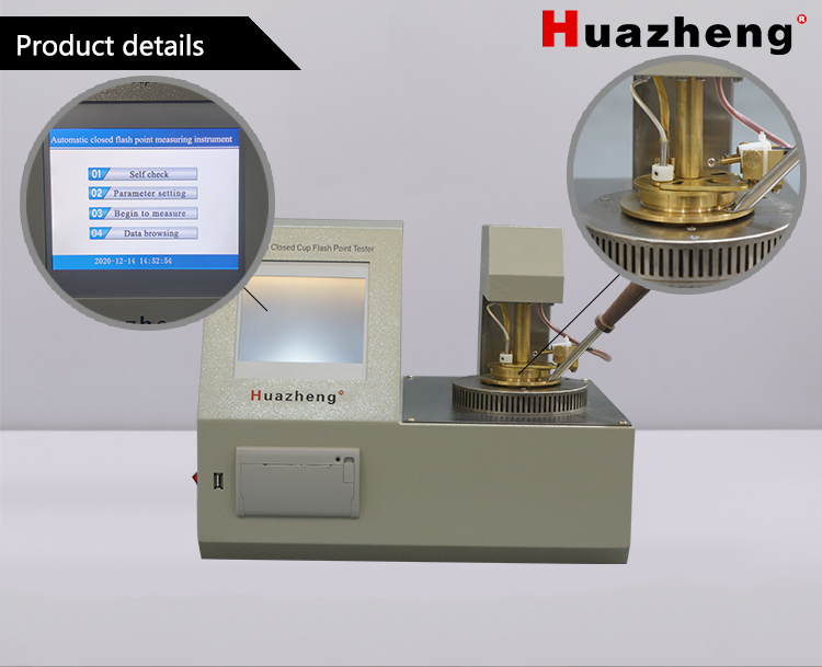 Huazhng Dầu Bôi Trơn Điện Đóng Cốc Đo Điểm Flash Tự Động Đóng Cốc Kiểm Tra Điểm Flash