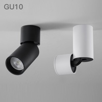 Spot encastré LED GU10 réglable au design moderne en aluminium pour hôtel et salon