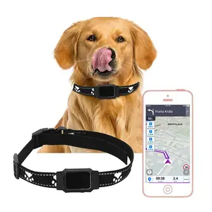 طوق تتبع GPS كلب القط للتحكم في الوقت الحقيقي