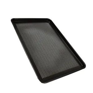Kommerzielles 60 × 40 cm Aluminiumlegierung-Tablett antihaft-Bäckdeckel für Ofen