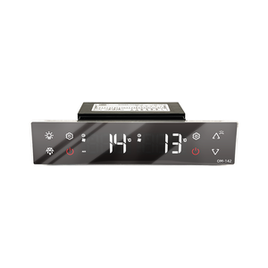 Termostato Inteligente con Panel de Espejo y Pantalla de Temperatura Dual, IP65 y Descongelación Automática para Refrigerador, Congelador y Enfriador - Product Image 1