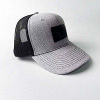 Gorra de Béisbol Trucker Unisex, Deportiva, Casual, Ajustable, Transpirable, de Malla, con Logotipo Bordado en 3D de 6 Paneles, Color Gris