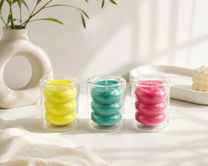 Wholesale Supplier Machine-Made Classical Holiday Scented Candles 100g Aromatherapy Paraffin Wax Glass <b>Jar</b> Home Decoration Burn - Product Image 2