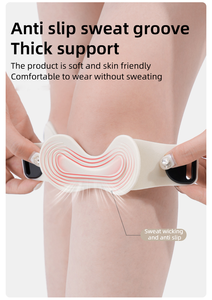 Ceinture de stabilisation latérale de la rotule réglable, flexible, antidérapante, absorbant les chocs, pour la protection sportive - Product Image 2
