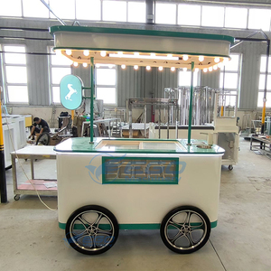 Remolque de Comida, Carrito de Comida Móvil, Carrito de Hot Dogs, Carrito de Helados, Carrito de Comida Callejera sobre Ruedas, Carrito de Venta Ambulante, Carrito de Snacks - Product Image 6