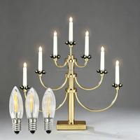 Ampoule LED à filament en verre rayé E10, AC8-55V, large plage de tension, remplacement pour guirlande lumineuse de Noël intérieure/extérieure